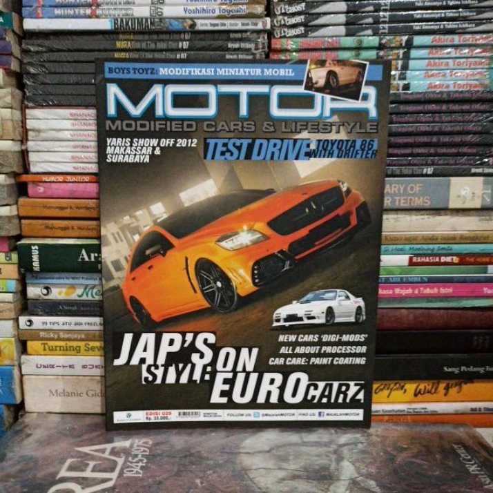 Majalah Original MOTOR MODIFIELD CAR & LIFESTYLE Bekas boleh beli satuan ada dideskripsinya Edisi da