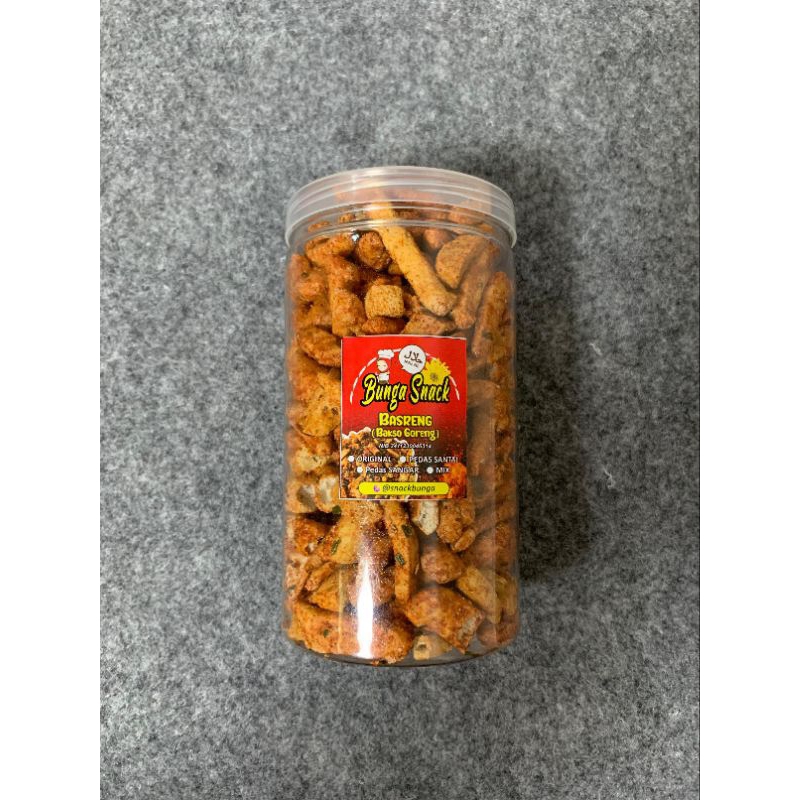 

Ready basreng premium 300 gram, kemasan toples