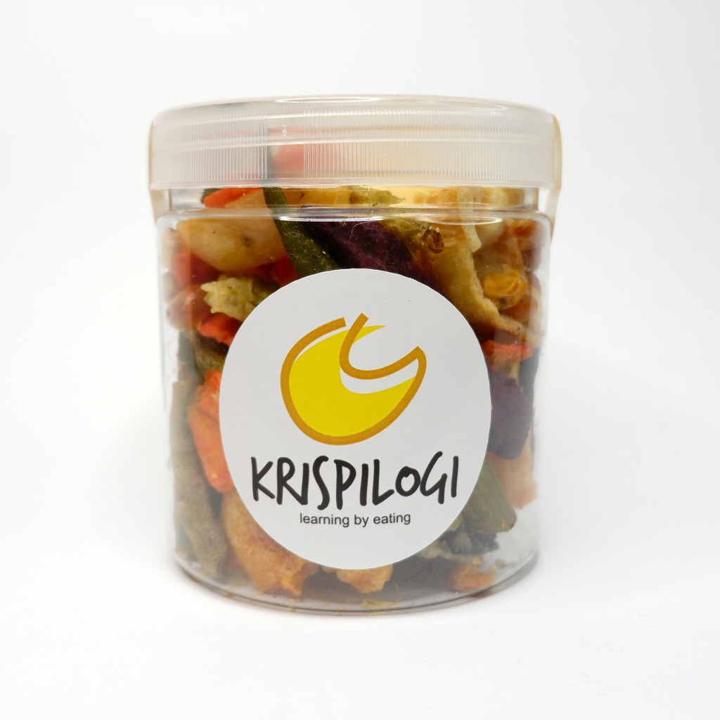

Krispilogi - Keripik Sayur Premium Mix 500ml (+-160Gr)