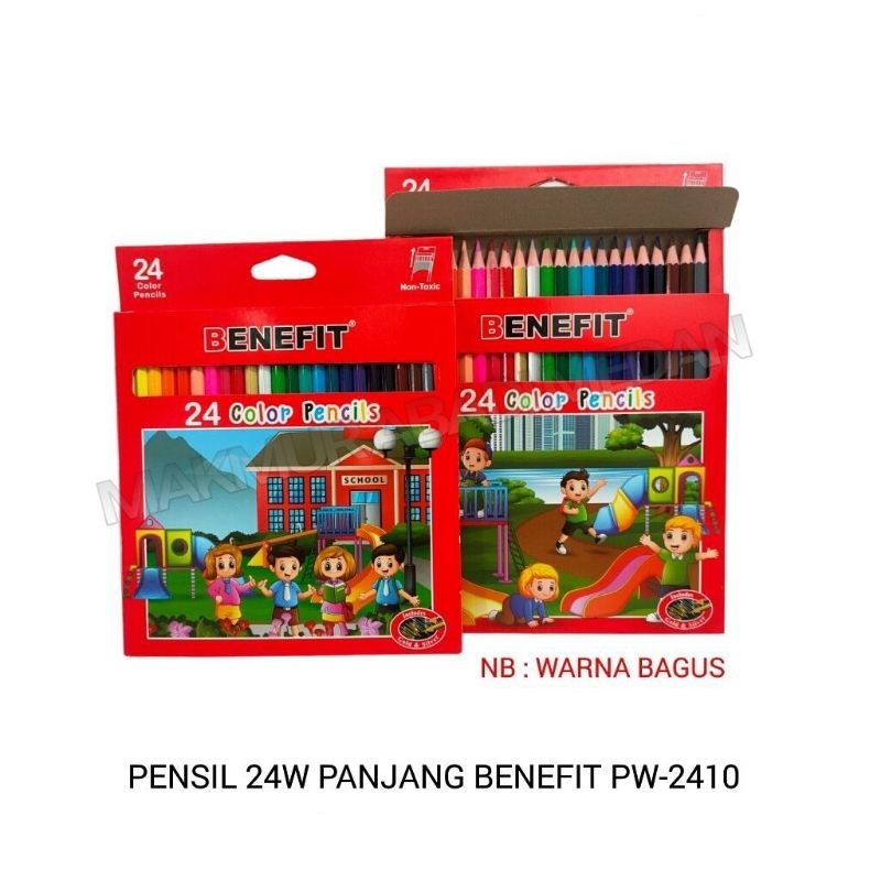 

Pensil 24 Warna Panjang BENEFIT Pensil Warna Colour Pencil