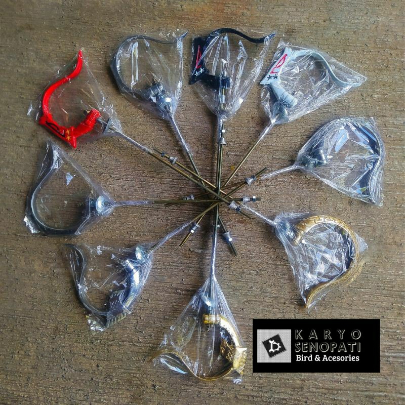 gantungan sangkar burung tanpa pion gantungan replika Bnr, Radja, Cungkok dll