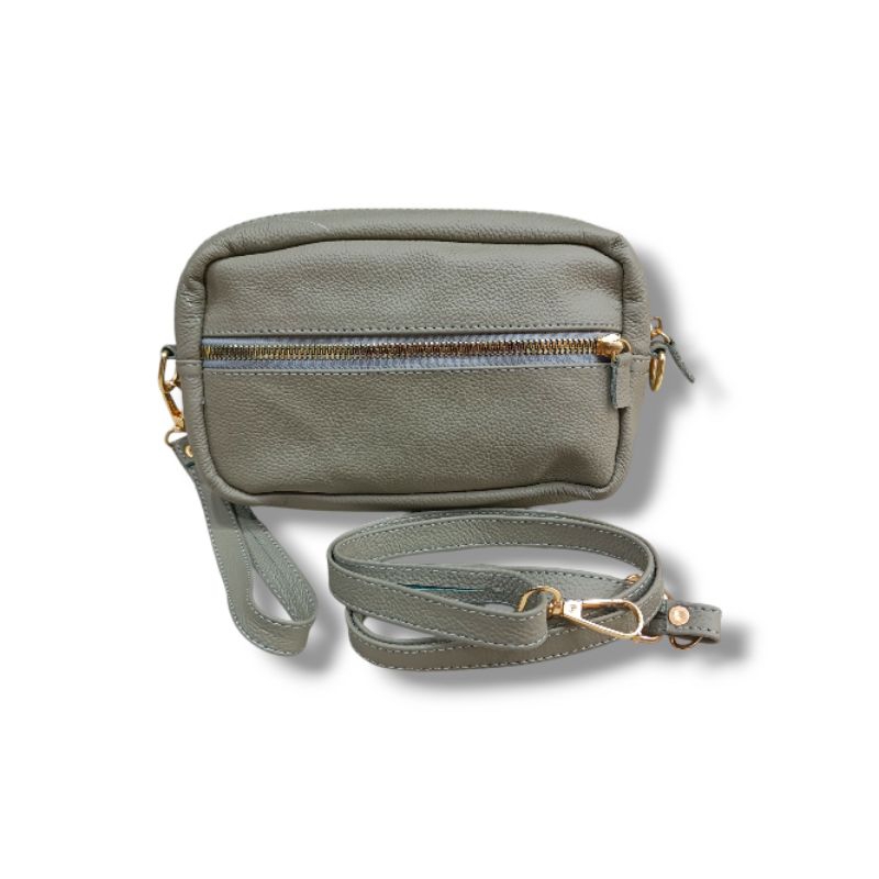 Tas + Pouch wanita kulit sapi Asli