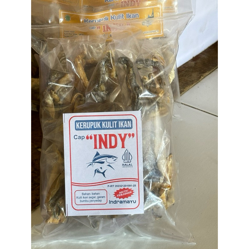 

krupuk kulit ikan remang cap INDY