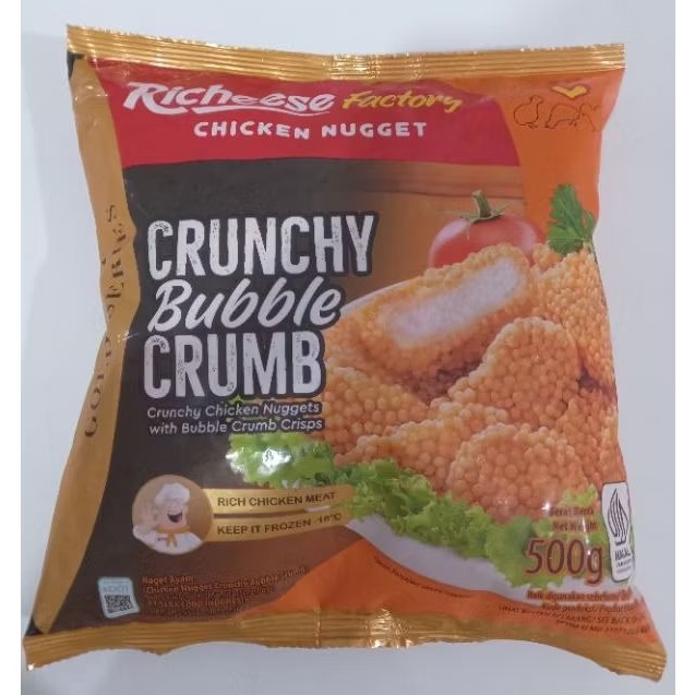 

RICHEESE CHICKEN NUGGET CRUNCHY BUBLE 500GR