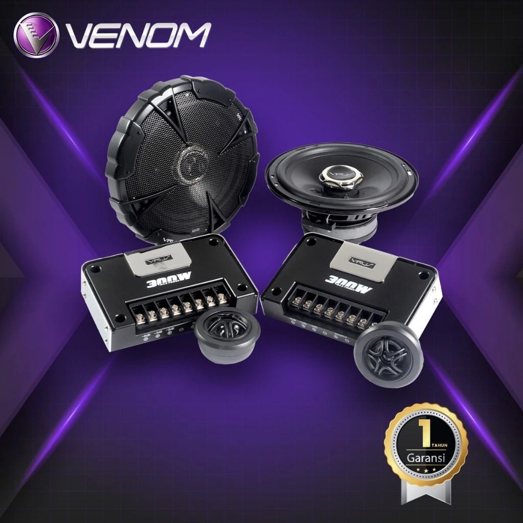 Venom Paket audio Virus Speaker Mobil depan belakang