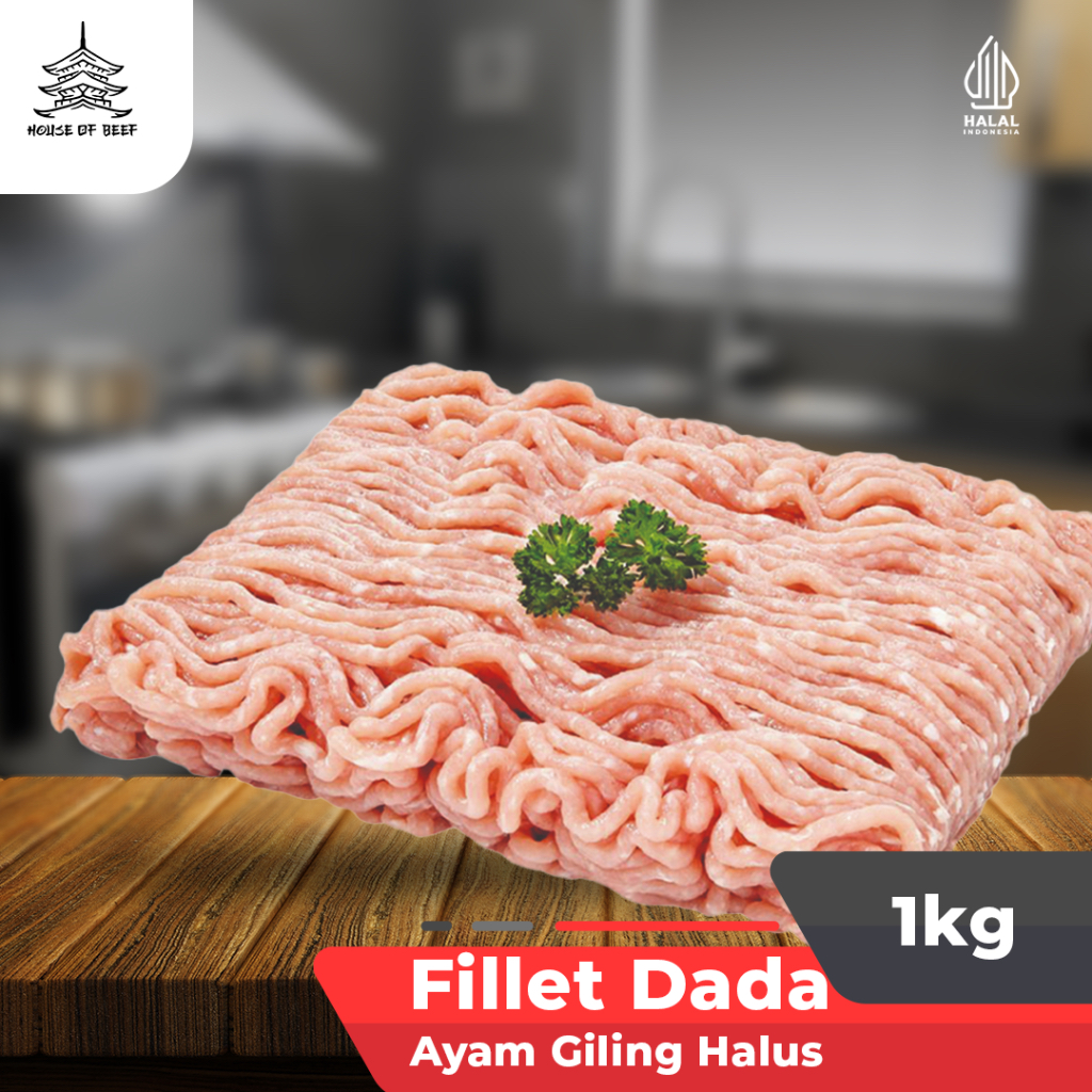 

Fillet Dada Ayam Cincang Giling FRESH | Minced Chicken Breast 1 KG