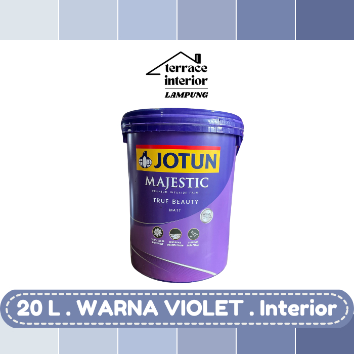 Cat Tembok Majestic Matt Interior Jotun warna Violet 20  L