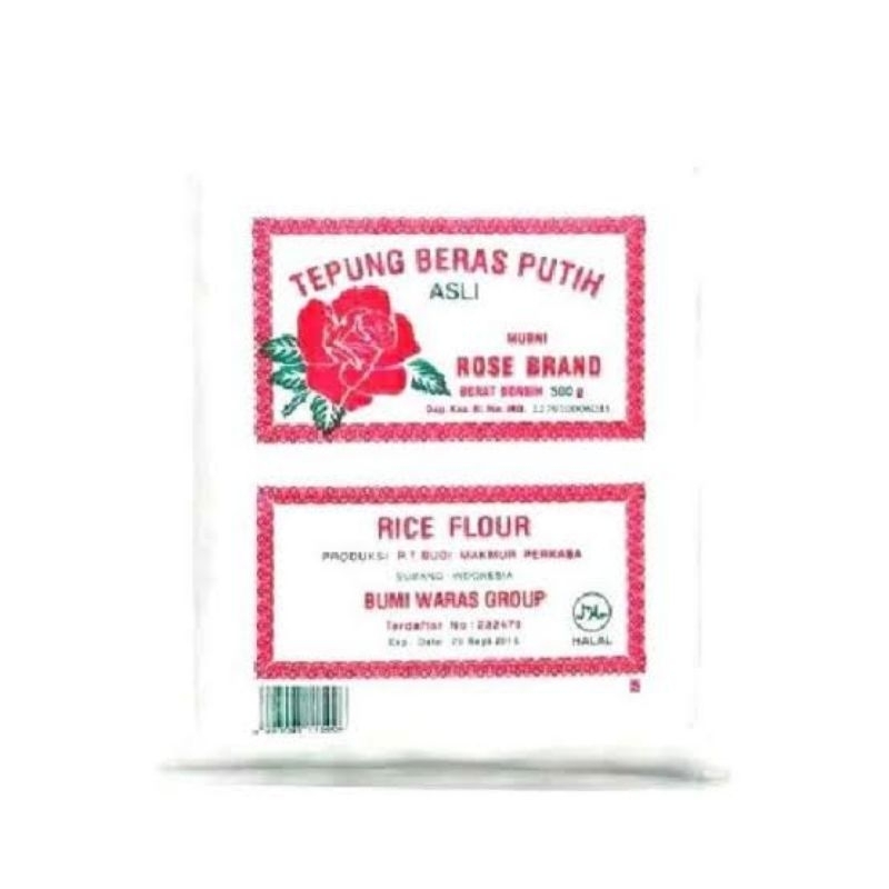 

Rose Brand Tepung beras 500 gr