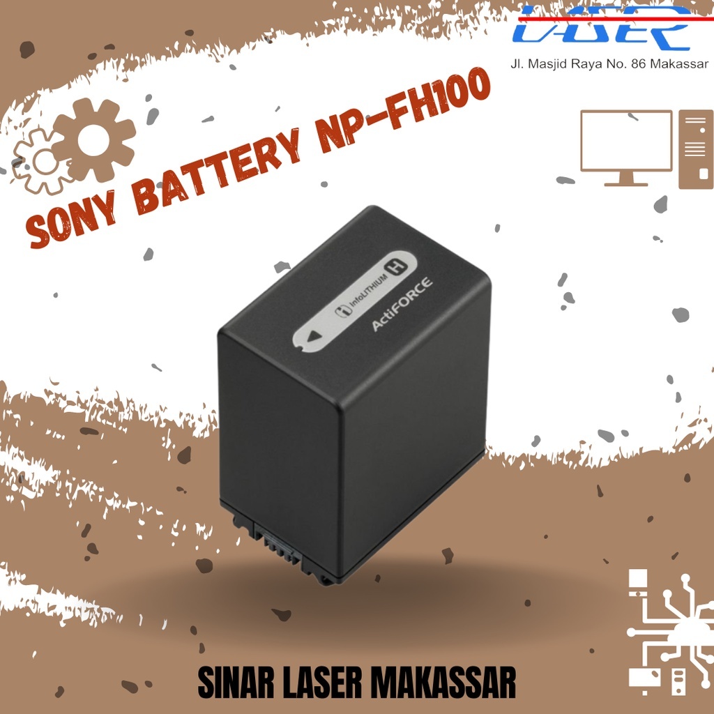 SONY BATTERY NP-FH100 / BATERAI KAMERA SONY