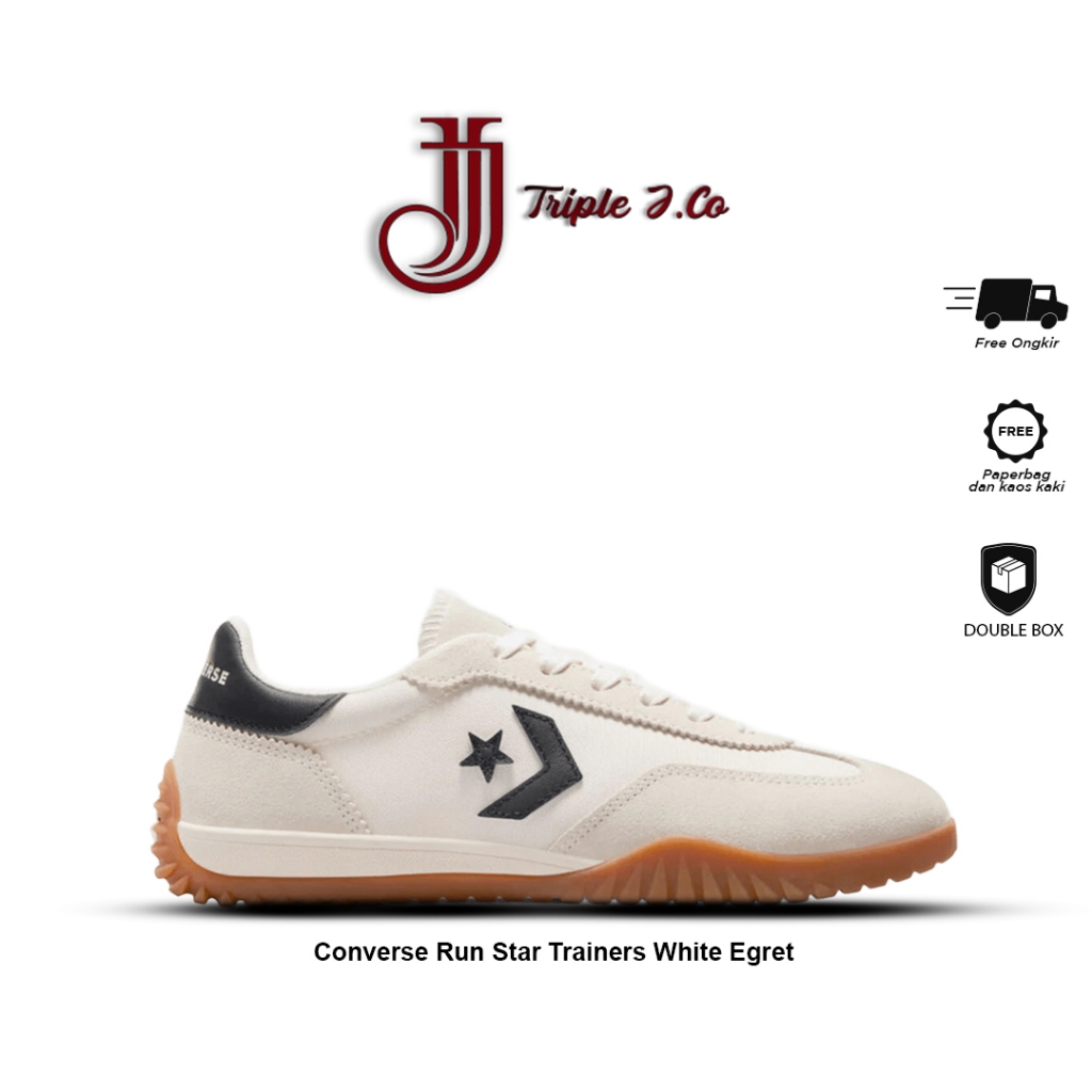 Converse Run Star Trainers White Egret