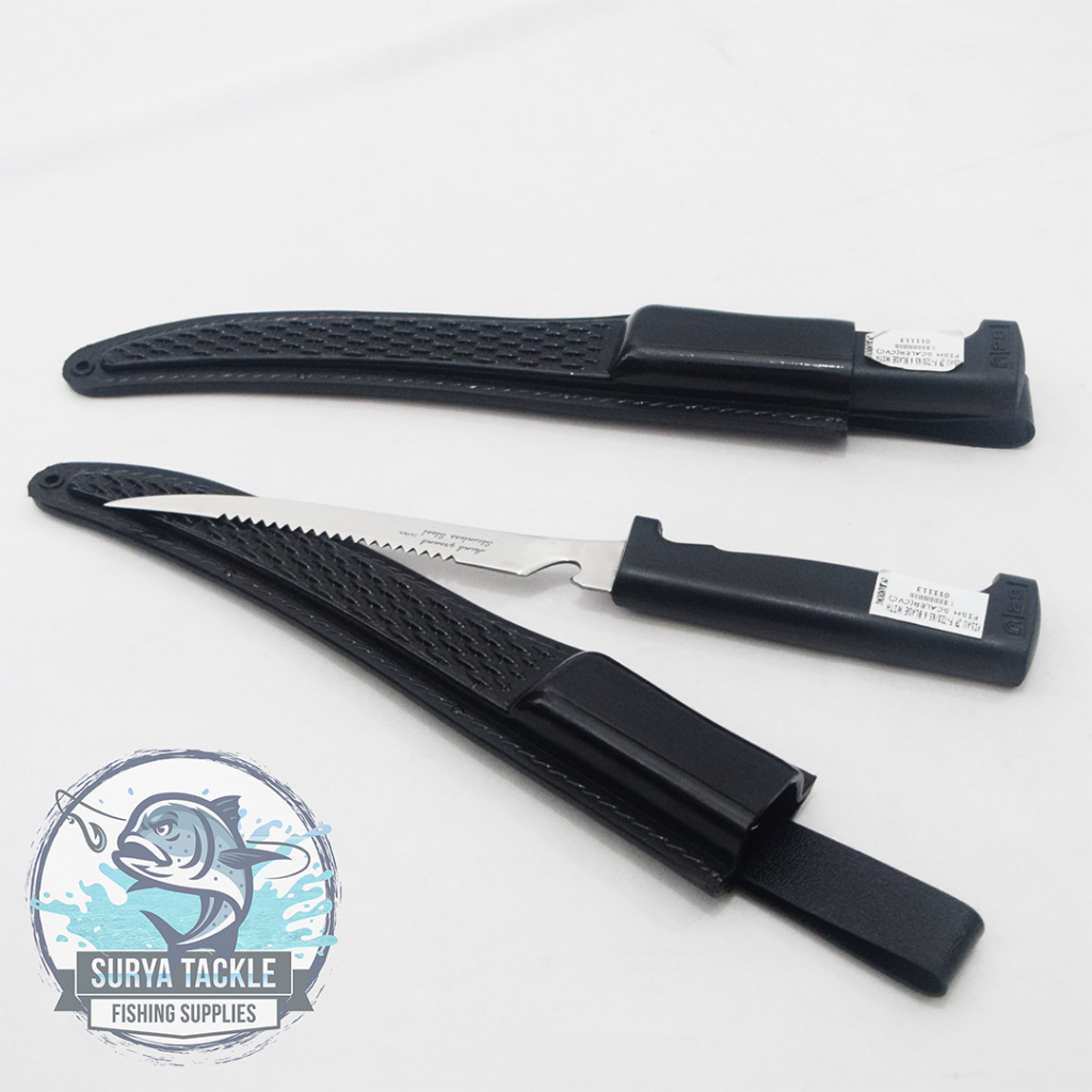 Pisau Fillet Ikan / Fishing Knife Bergerigi Super Tajam Made In Japan