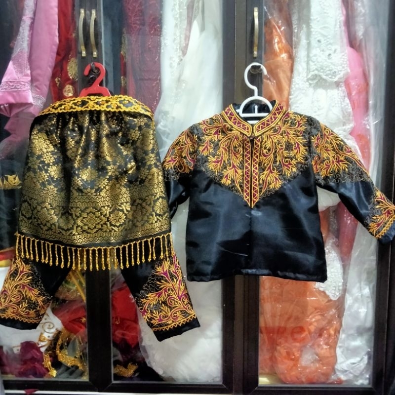 BAJU KARNAVAL ANAK CEWEK ACEH BORDIR MEWAH TK-SMA