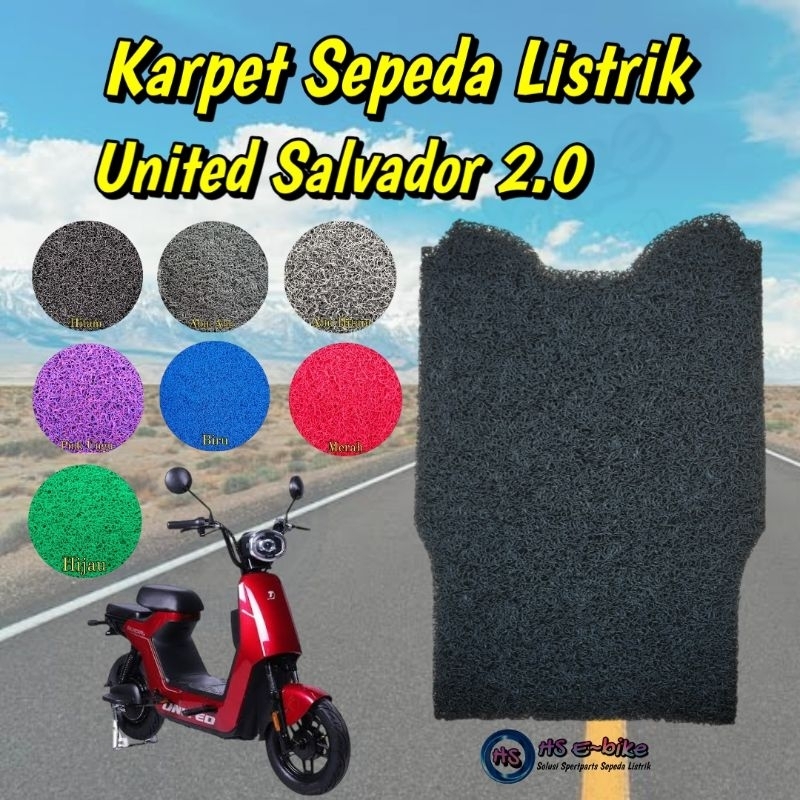 Karpet Sepeda Listrik United Salvador 2.0
