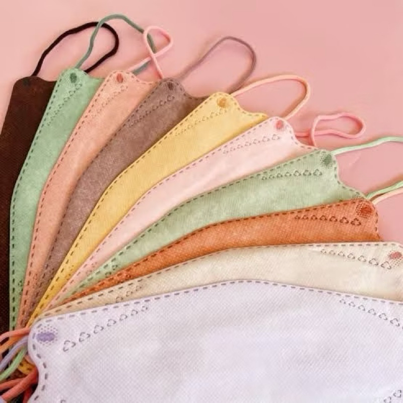 MASKER KF94 korea 4ply isi 10pc / MASKER WARNA / masker KF94