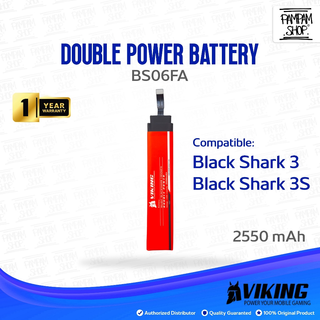 VIKING Double Power Baterai BS06FA XiaoMi Black Shark 3 / BlackShark 3S Batre Batrai Battery Origina