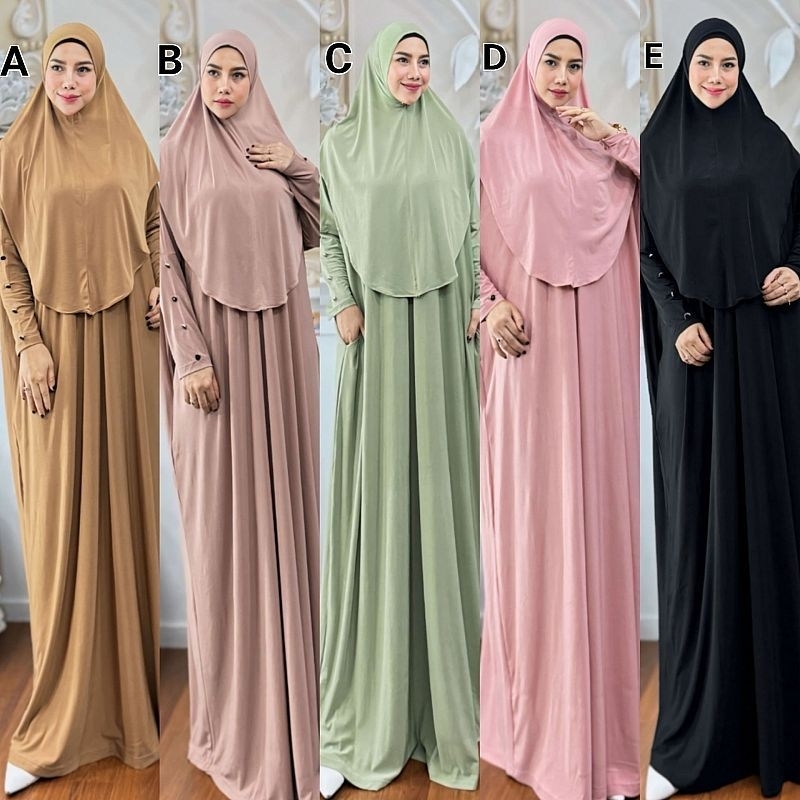 Arafah Series by Dzhira || Abaya Set Hijab