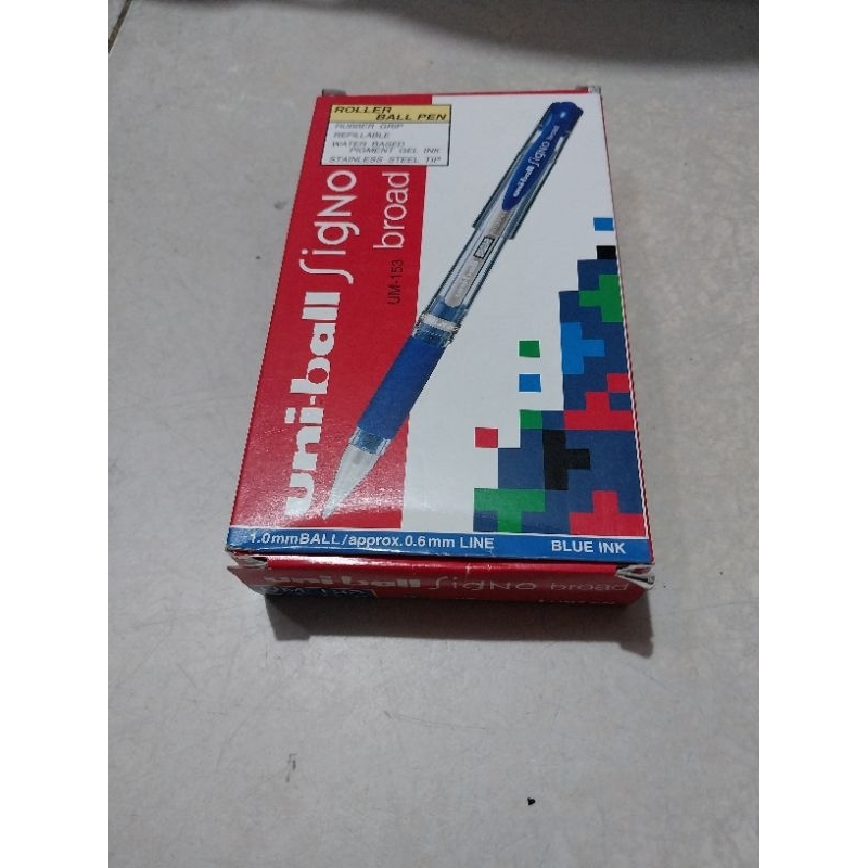 

PEN SIGNO BOARD UNI-BALL UM-153 made in japan ( harga 1 pcs )