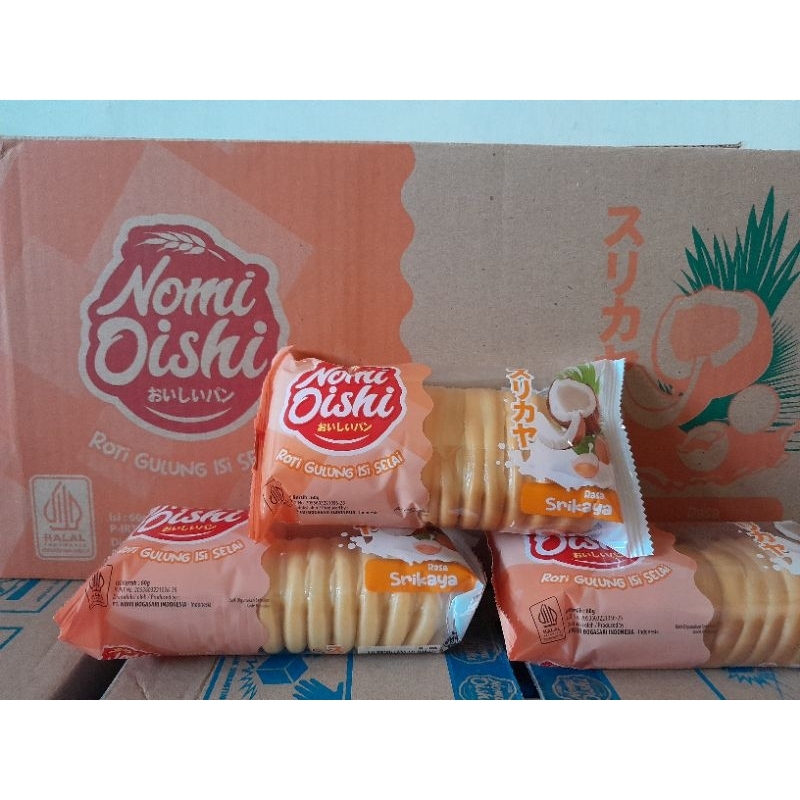 

OISHI Roti Gulung 1 dus 60 pcs mix varian rasa exp 3 bulan