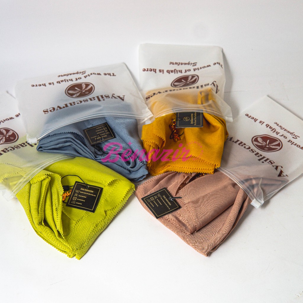 Hijab Sutra Olive Premium Segi Empat Jilbab Kerudung Segi Empat Lembut Halus Nyaman Dipakai Banyak P