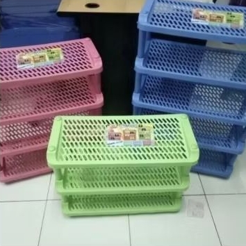 Rak sepatu plastik 5 Susun