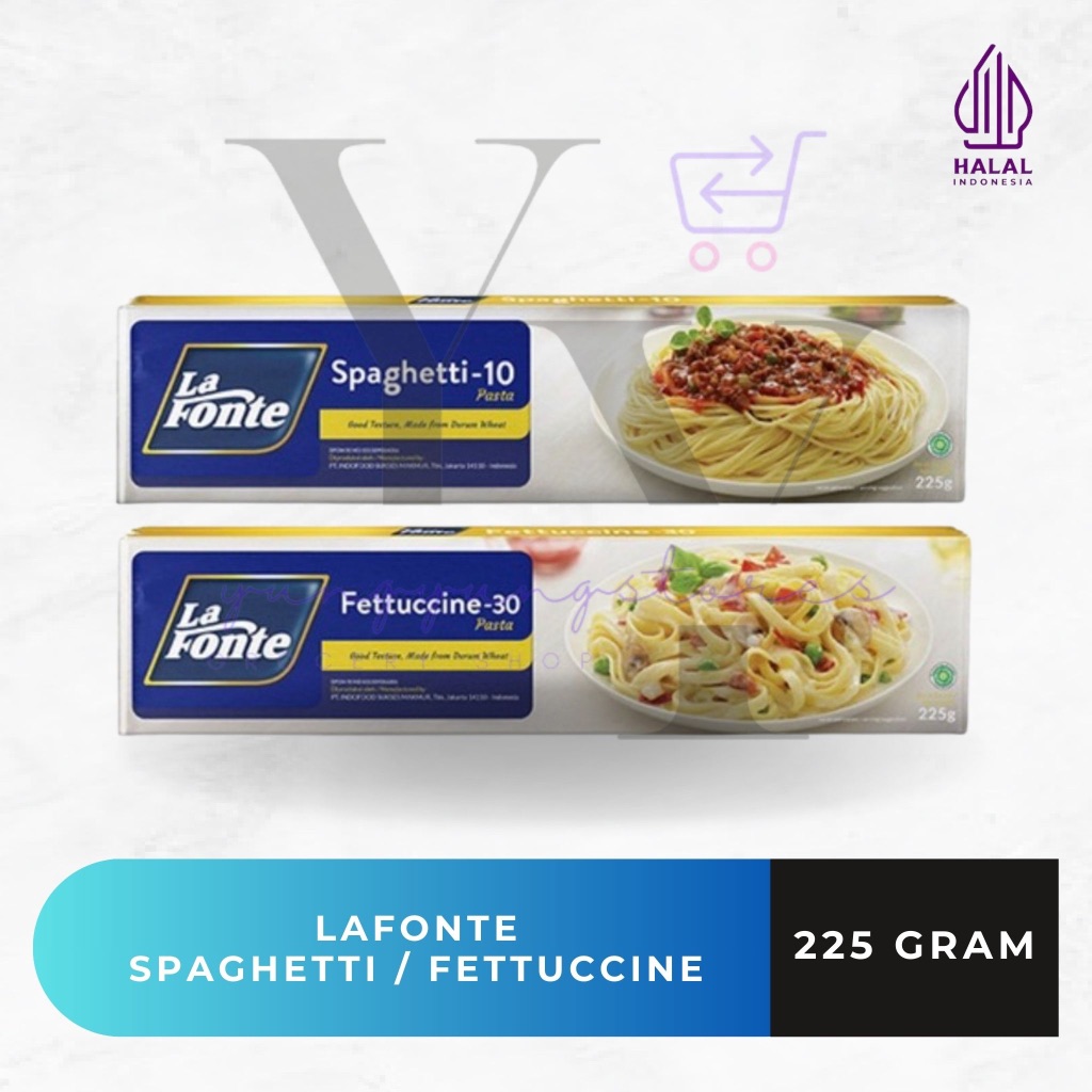 

[KECIL] Lafonte Pasta Spaghetti-10 / Fettuccine-30 225 gram