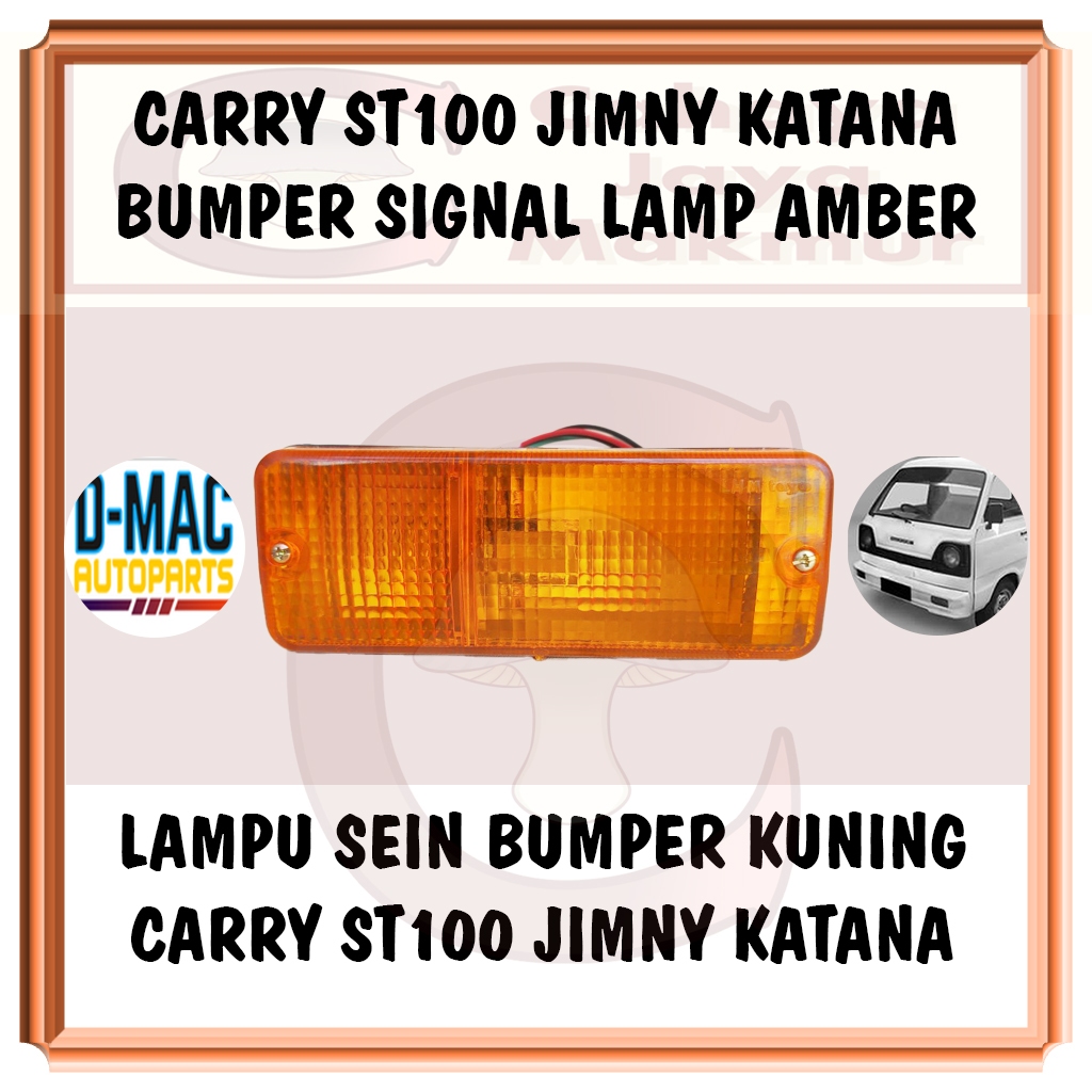 PCS Lampu Bumper Bemper Sein Signal Rating Reting Carry ST100 Bagong Katana Jimny Sierra Kuning