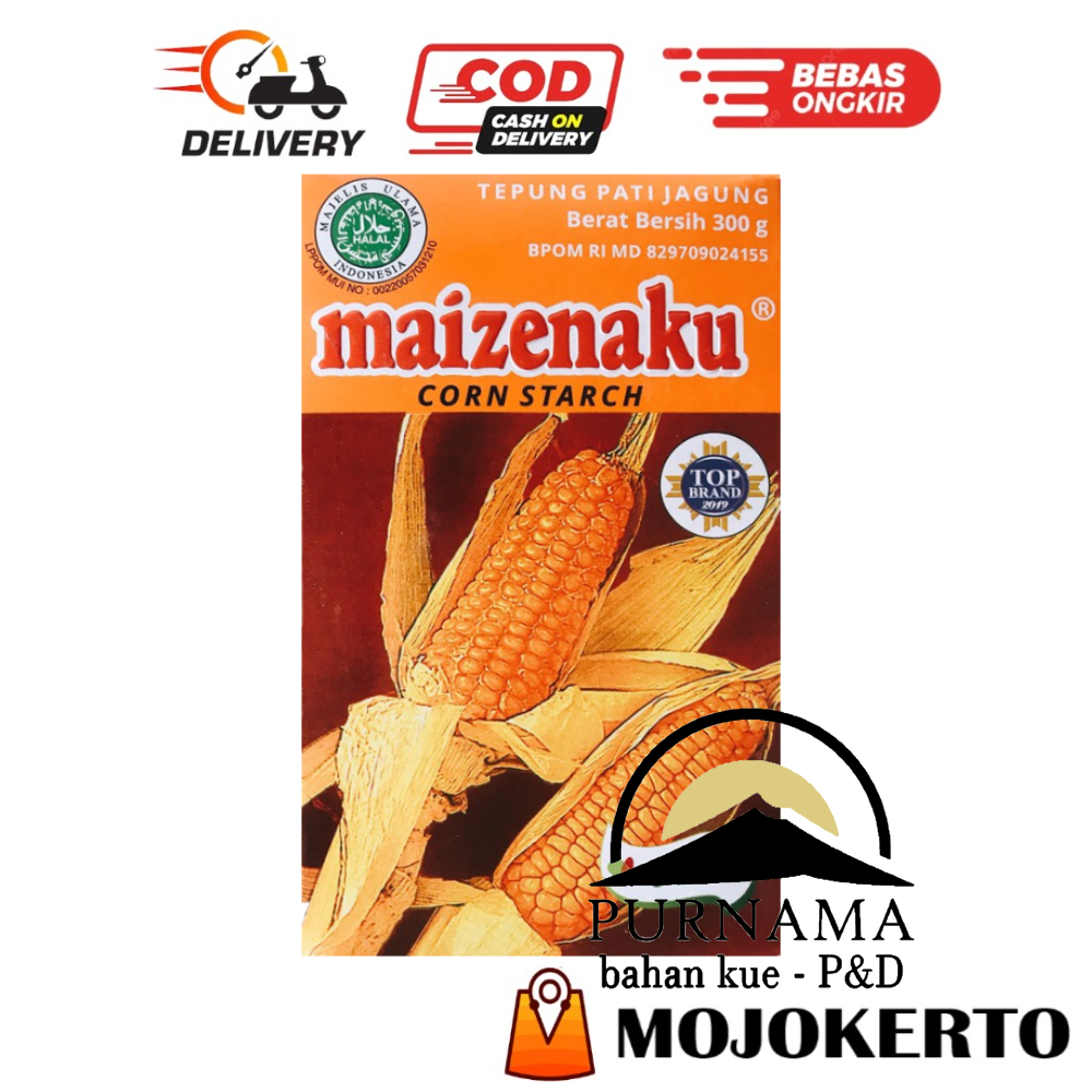 

MAIZENAKU 300GR TEPUNG PATI JAGUNG EGAFOOD MAIZENA HONIG HONIK CORN STARCH YUMI DIANFEN 玉米淀粉 HALAL