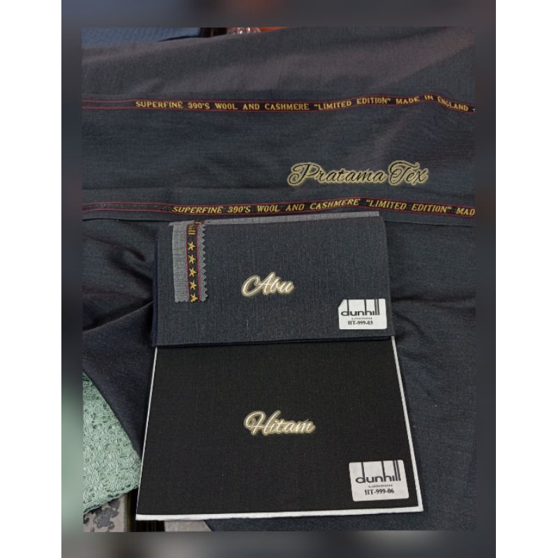 Bahan Celana Jas Wool Premium. Kain Wool Superfine Casmere 390's ( Harga 50 Cm)