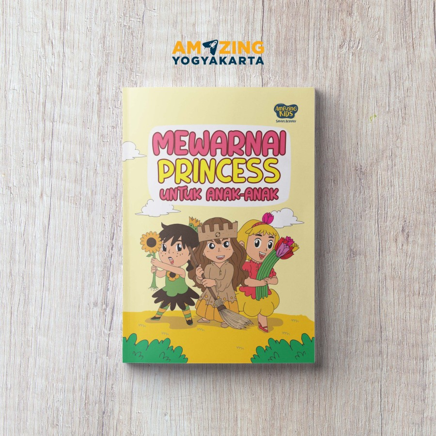 AMAZING Buku Mewarnai Anak Buku Mewarnai Princess Buku Latihan Mewarnai