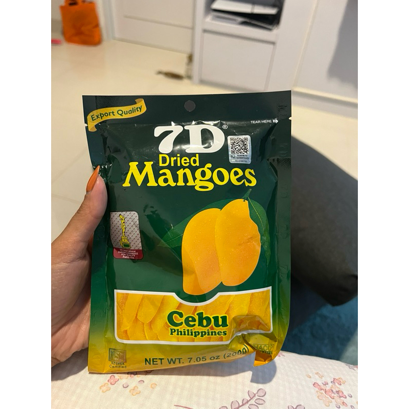 

7D Dried Mango Oleh oleh Asli Filipin Phillipines Seven D Tujuh D Mangga Kering