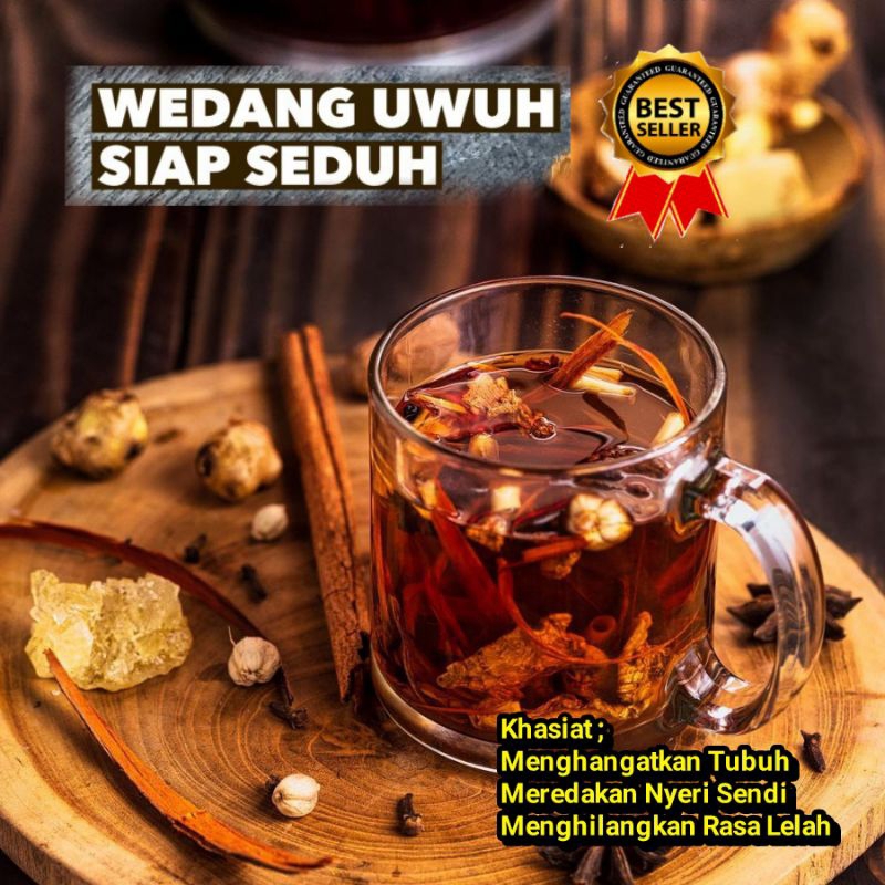 

WEDANG UWUH KOMPLIT Rempah + Jahe Kering / Jamu Herbal Penghilang Rasa Lelah