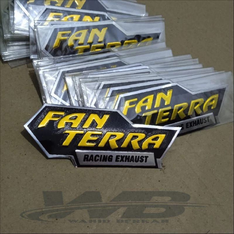 EMBLEM KNALPOT FANTERRA TIMBUL