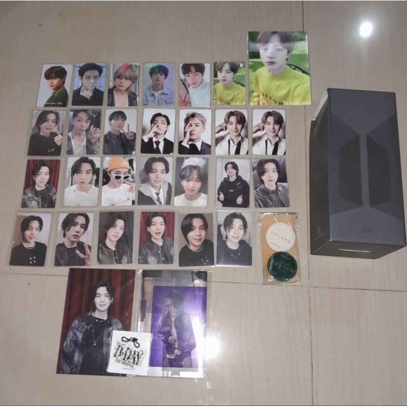 PHOTOCARD BTS OFFICIAL DVD DDAY TOUR POB LAYOVER LIGHSTICK BTS TFMA THE FACT CHINA JIN YOONGI TAEHYU