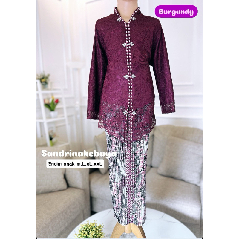 TERBARU SETELAN KEBAYA ANAK ENCIM PAYET/KEBAYA WISUDA ANAK PAYET BRUKAT