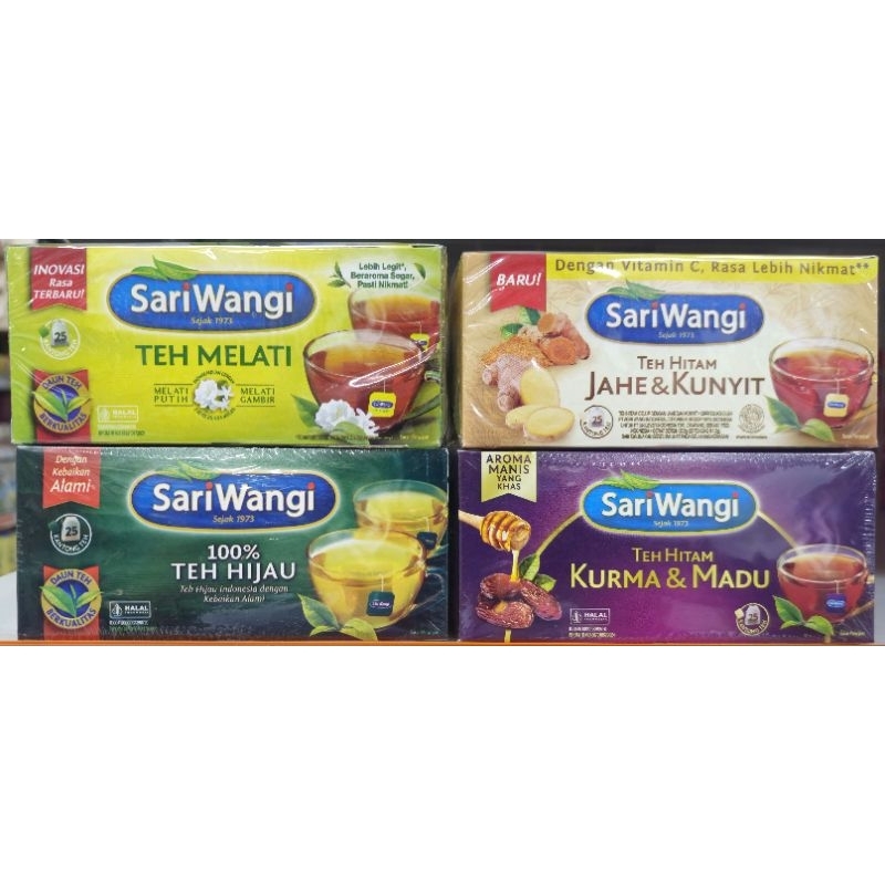 

Sariwangi Teh Celup Series 50g Box (isi 25 kantong × 2g) - 1 box