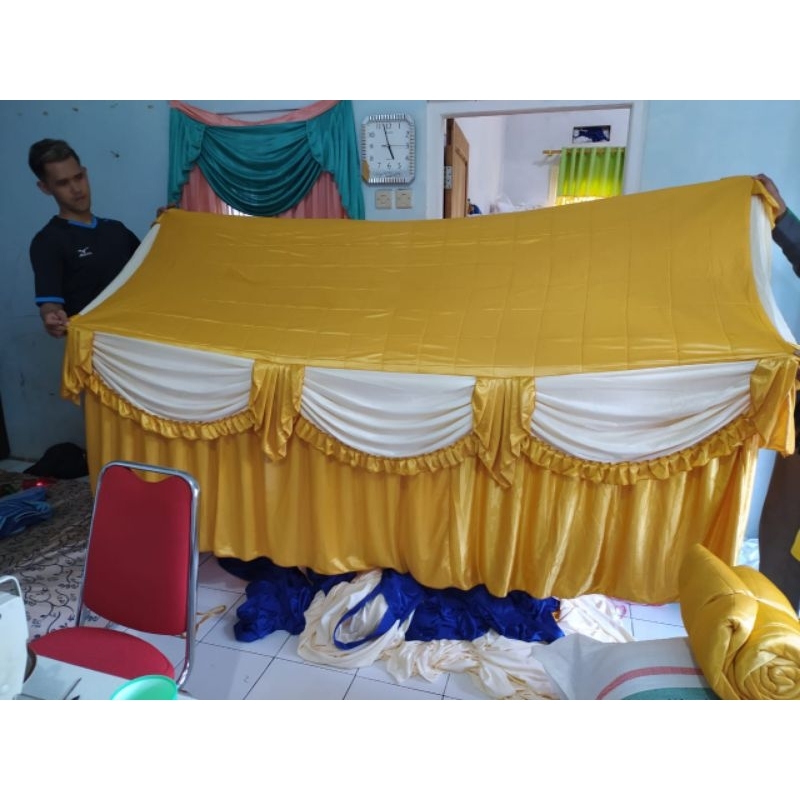cover meja size 120 x 75 x 75