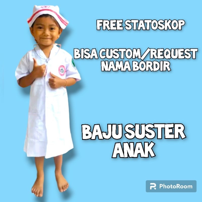 Baju suster Untuk Paud-SD / setelan / kostum anak