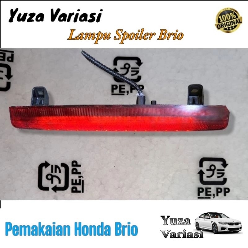 Lampu LED spoiler blakang Honda alniew Mobilio/Brio RS.//Lampu LED Spoiler Atas Honda All New Brio R