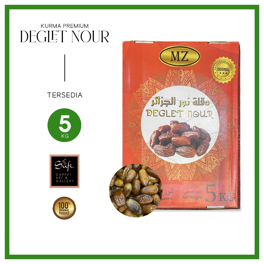 

Kurma Tunisia Madu MZ Premium Lembut 5 Kg