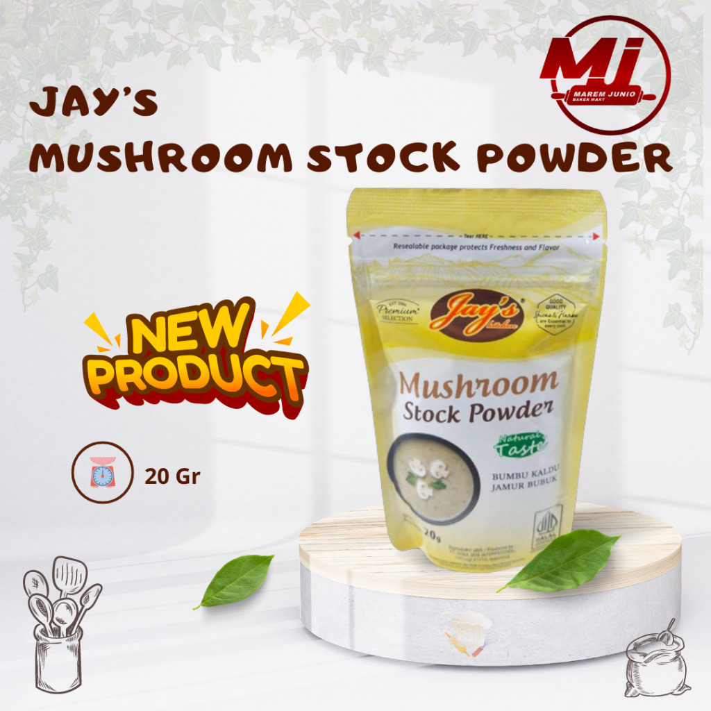 

JAY'S MUSHROOM STOCK POWDER KALDU JAMUR 20 GR