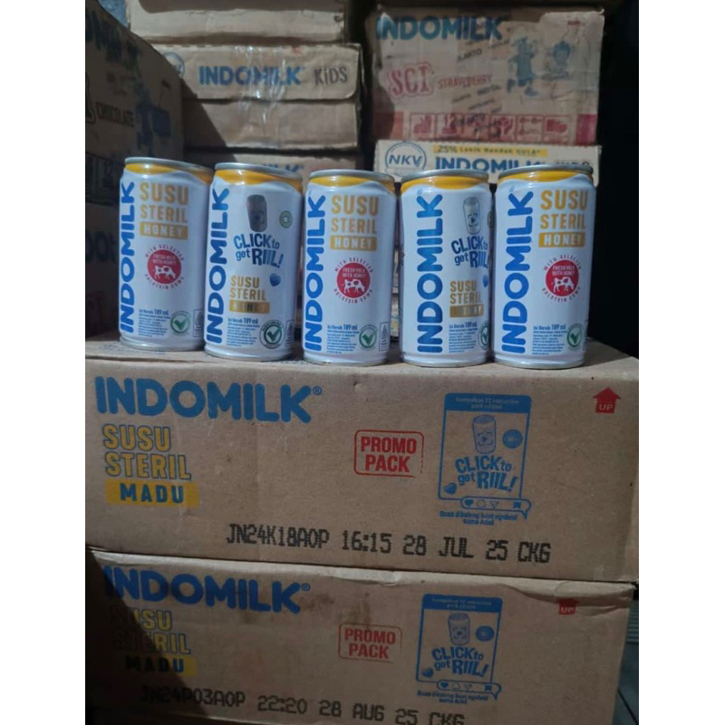 

INDOMILK SUSU STERIL PROMO 5kaleng !!!!