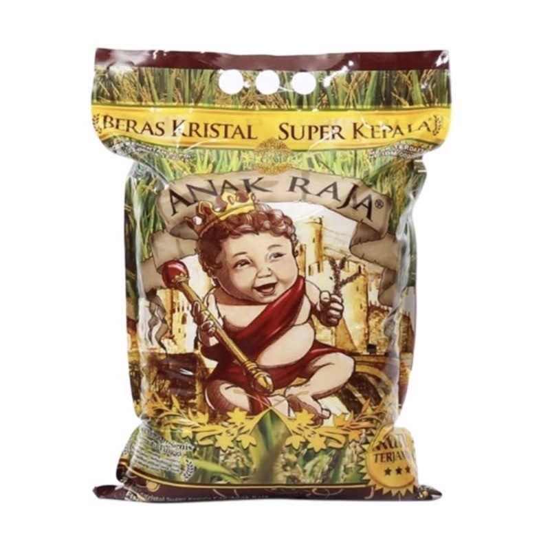 

Beras Anak Raja Super Premium Pulen 5 KG - Anak Raja Beras Super Premium