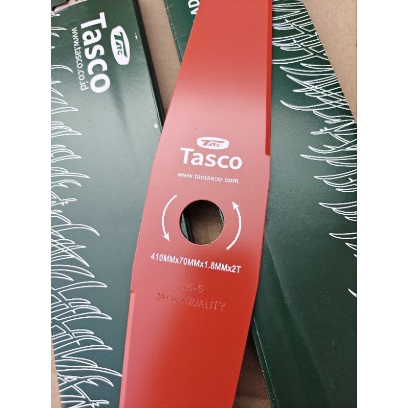 TASCO Mata Pisau Panjang 41CM (410x70x1.8mmx2T) Potong Rumput - Brush Cutter Blade 410 mm 2 Tak