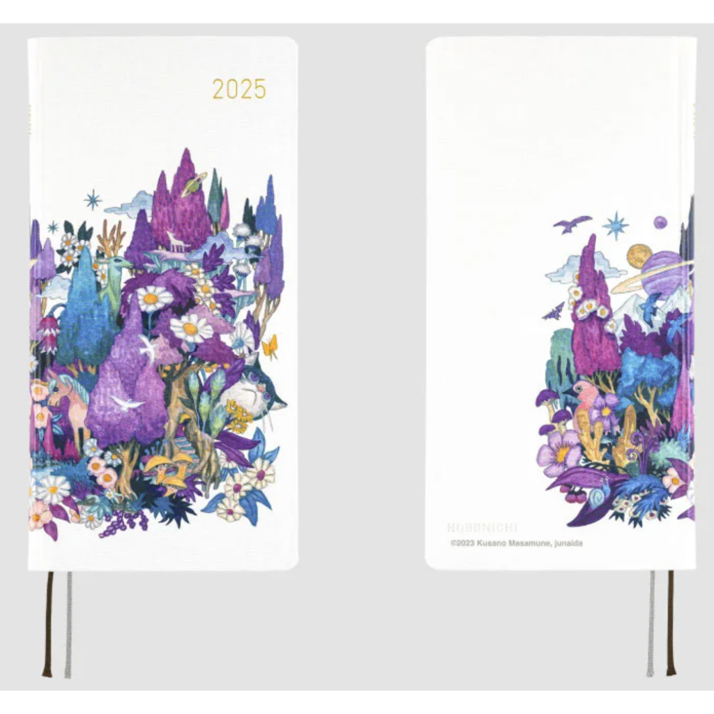 

[Ready Stock] Hobonichi 2025 - Masamune Kusano x junaida: Through the Purple Night Weeks Hardcover Book