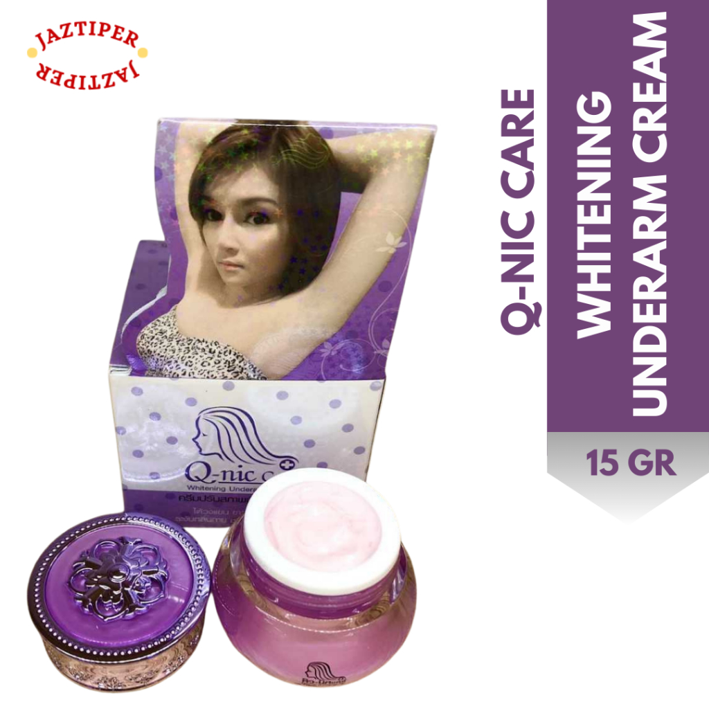 NEW Q NIC CARE CREAM WHITENING UNDERARM NEW PURPLE JAR 15GRAM / QNIC CREAM / QNICARE