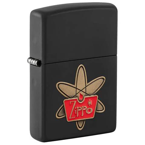 Zippo 48920 Atomic Zippo Emblem, Black Matte