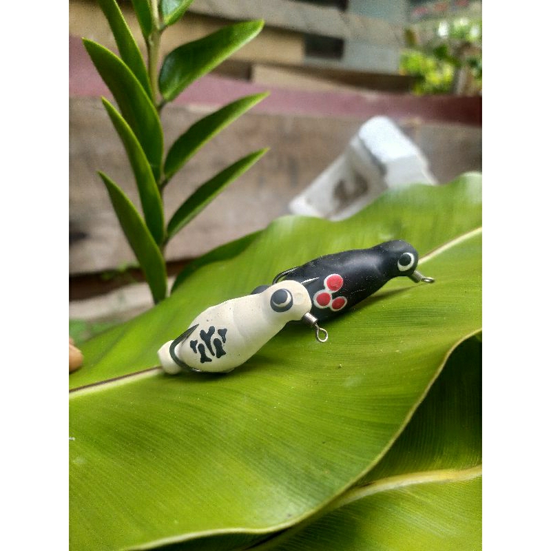 soft frog geol 5 cm 7 gr auto wtd | umpan casting gabus bujuk toman