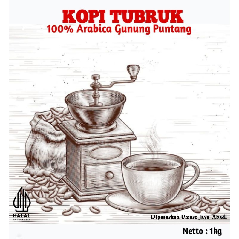 

kopi bubuk puntang arabika 1kg