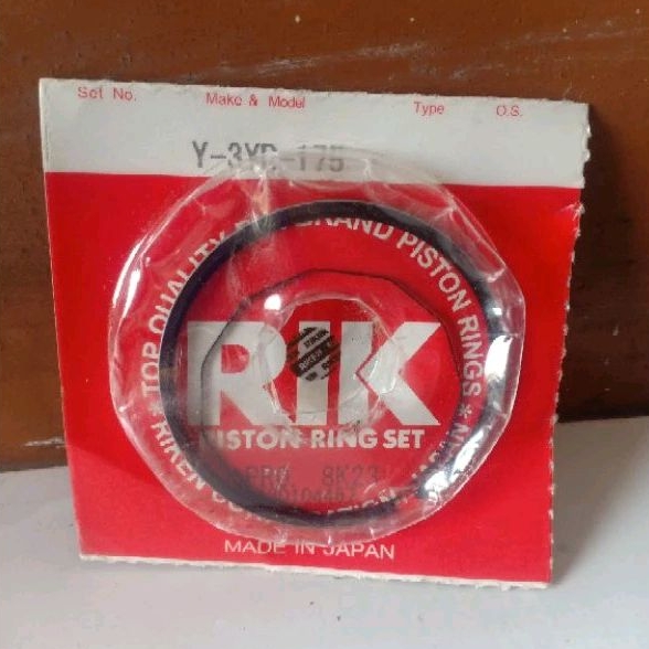 RING PISTON YAMAHA FIZR OV 175 RIK ORIGINALE RING SEHER FIZR RIK 175