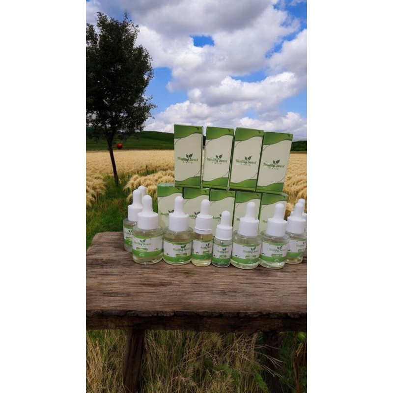 

Platinum stevia (pemanis alami) paket @ 7 botol 10ml & 15ml